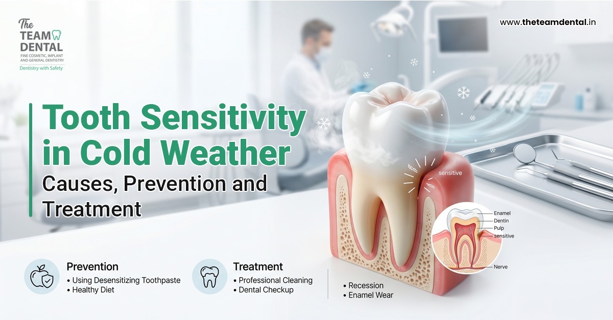 Tooth Sensitivity in Cold Weather: Causes, Prevention & Treatment