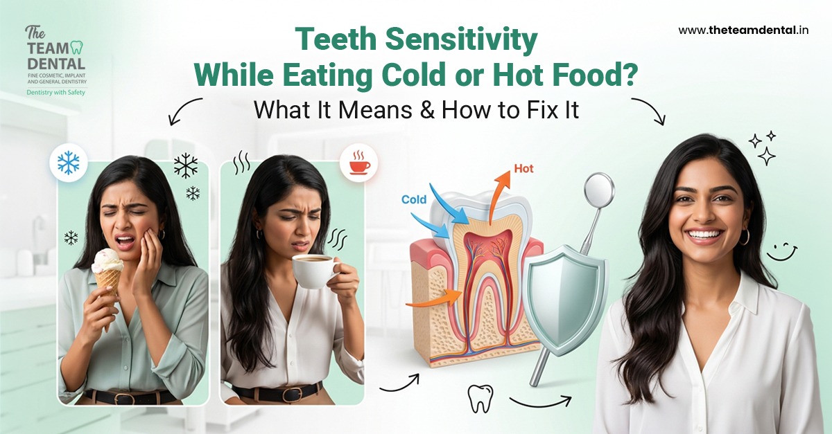 Teeth Sensitivity While Eating Cold or Hot Food? What It Means & How to Fix It