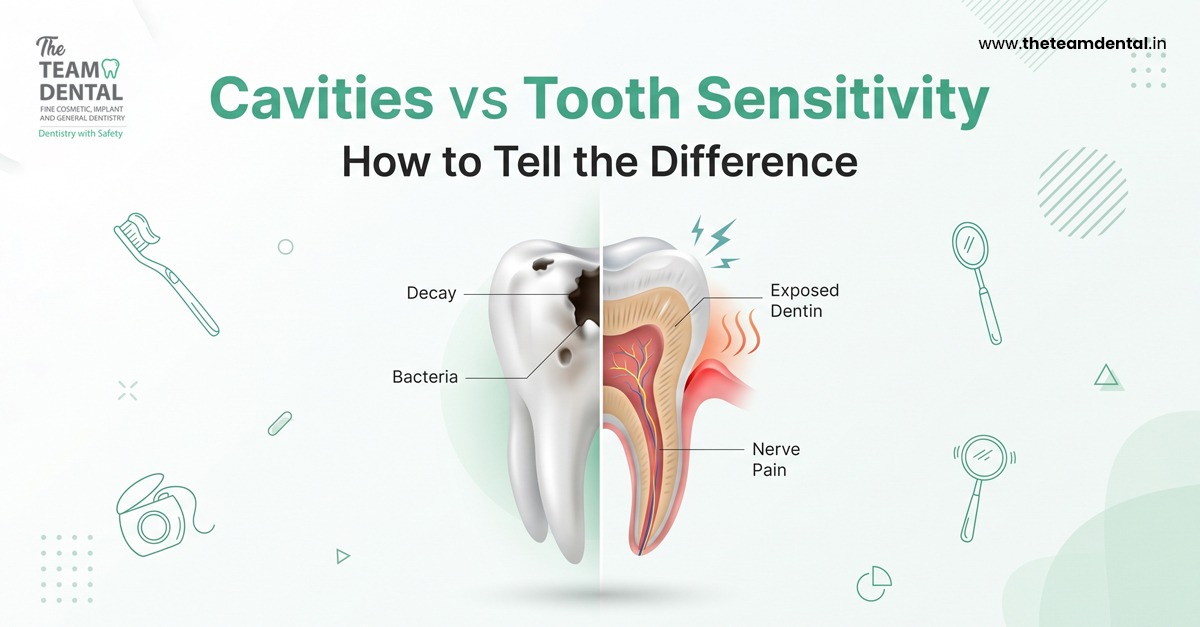 Cavities vs Tooth Sensitivity: How to Tell the Difference